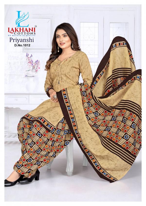 Lakhani Priyanshi Cotton Patiyala Dress Material